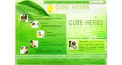 Desktop Screenshot of cureherbs.com